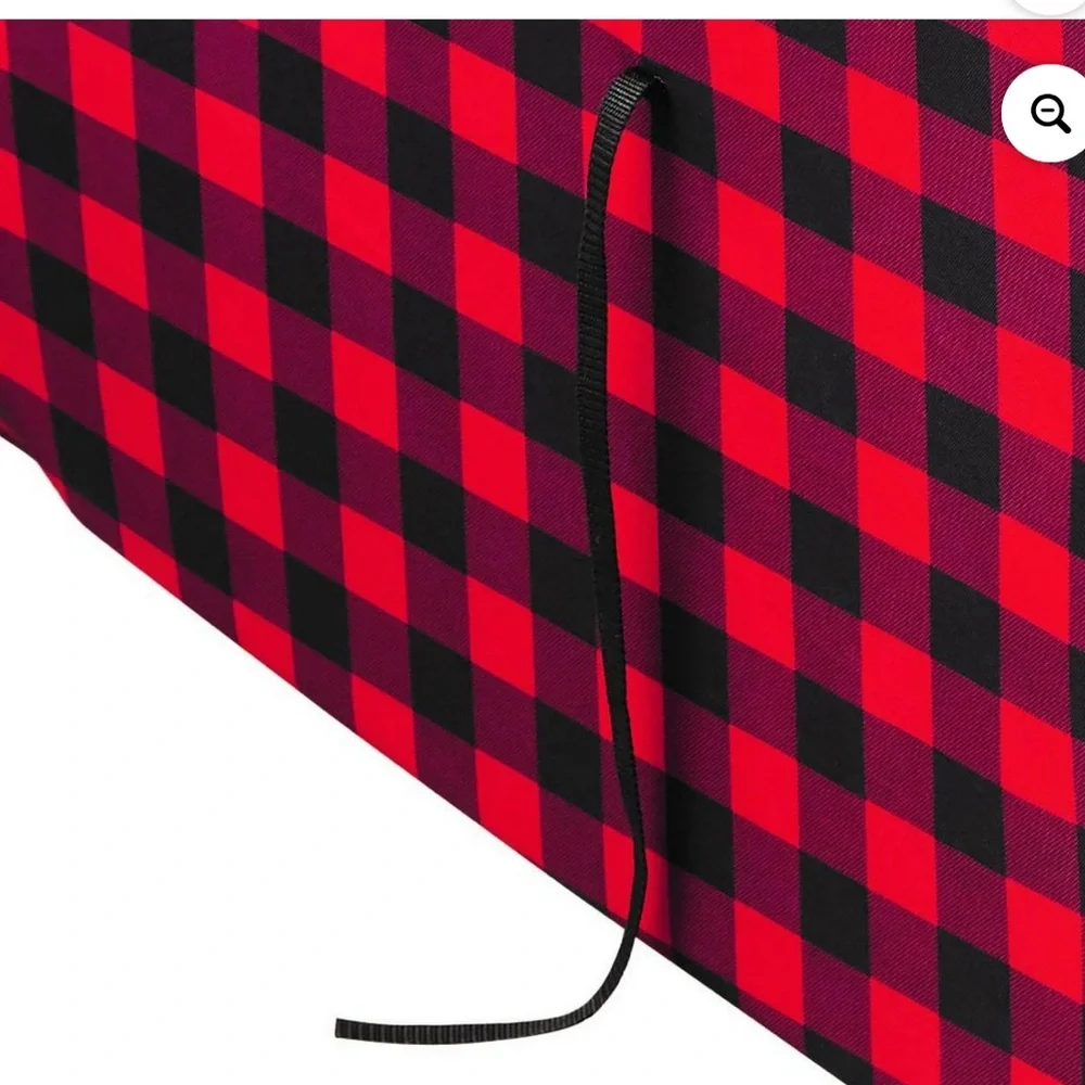🎄Up to 9Ft  Rolling Christmas Tree Patio cushions Storage Bag Buffalo Plaid New